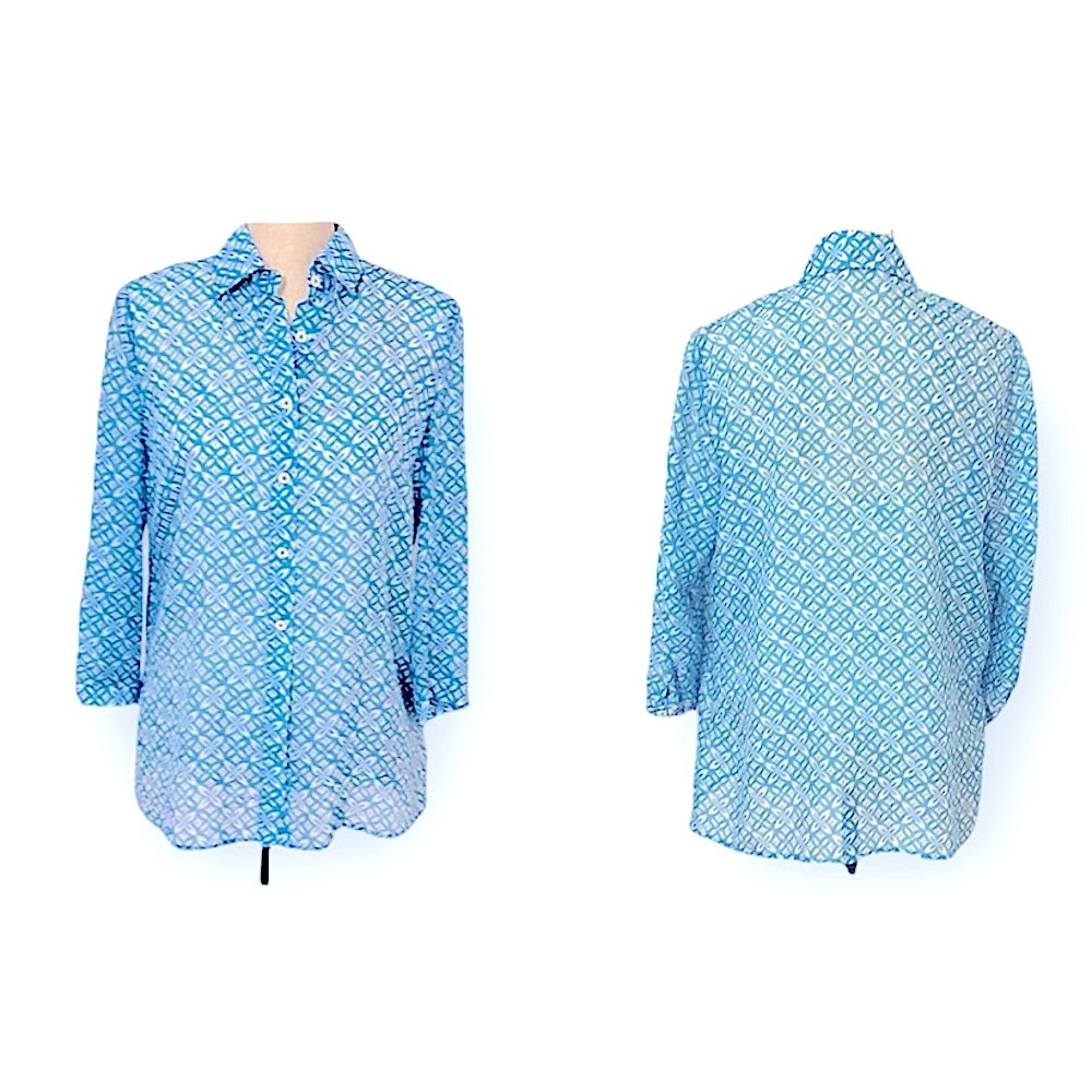 Brooks Brothers silk shirt with camisole size 6